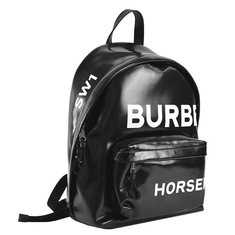 TNS - Balo form vuông hottrend có ngăn laptop BBR horseferry print backpack-chất chống thấm cao cấp-màu đen classic
