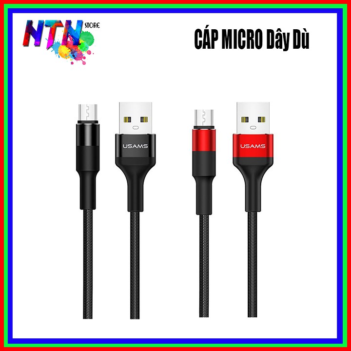 Cáp Sạc Nhanh Samsung Micro, Iphone, Type C chính hãng bao chất