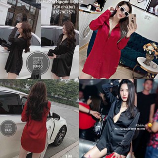 Bigsize áo sơ mi vạt bầu form dài quyến rũ asm05