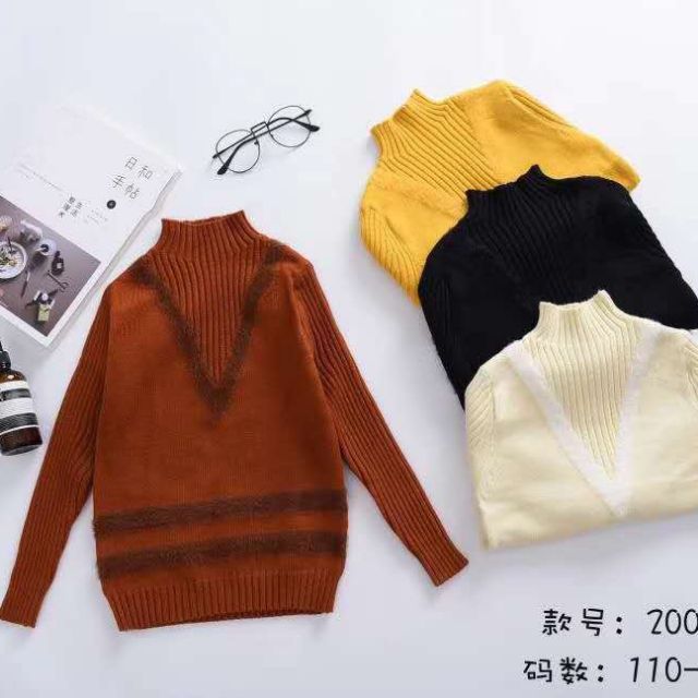 Áo len nữ thời trang cho bé gái. Chất đẹp,mẫu mã y hình