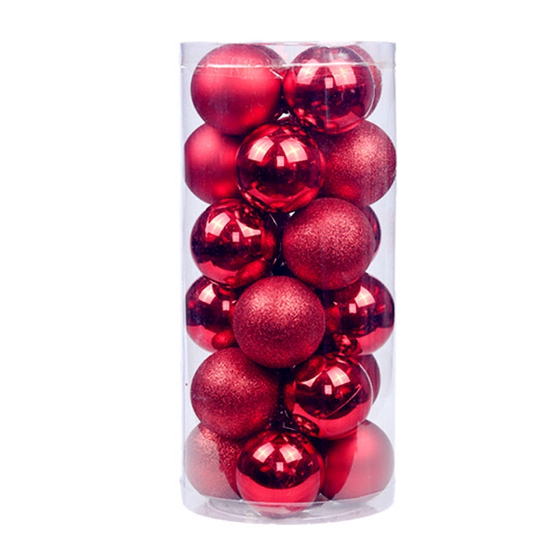 Bộ 10/ 12 quả châu treo trang trí Giáng Sinh dành cho gia đình