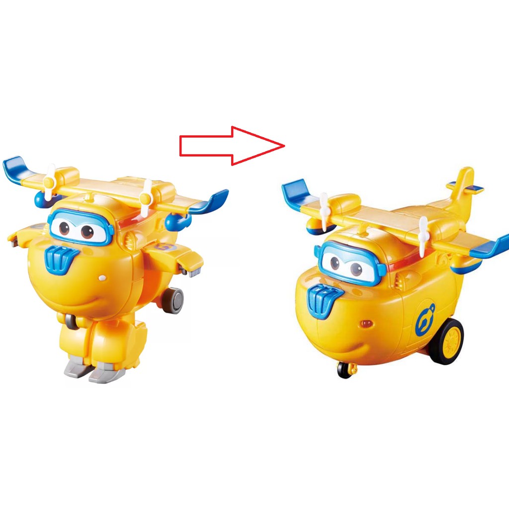 Super wings đồ chơi trẻ em mô hình Donnie Máy bay mini cỡ nhỏ Đội bay siêu đẳng