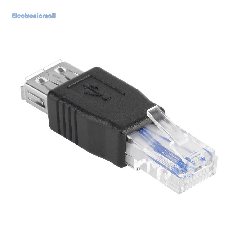 Đầu chuyển đổi cổng kết nối mạng LAN RJ45 sang ổ cắm USB