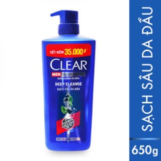 Dầu gội clear men 640ml