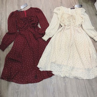 Đầm Maxi voan rút ngực tay chun - Hàng đẹp