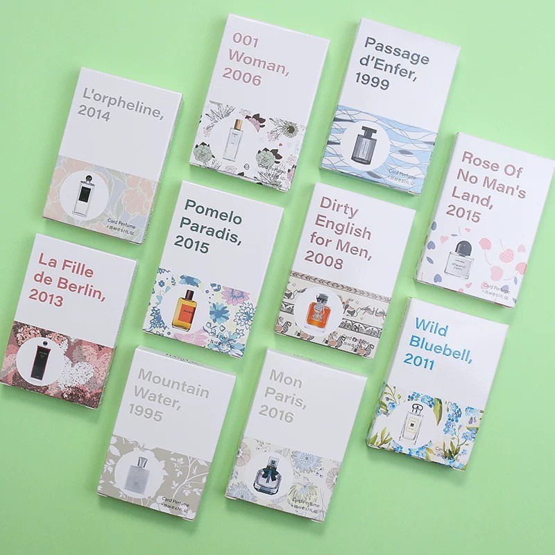 HANLU – Nước hoa hoa bỏ túi Card Perfume mini 20ml Mon Paris Black Opium Mountain water Woman | BigBuy360 - bigbuy360.vn