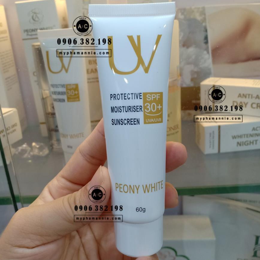 Kem chống nắng Peony White ❤❤ Peony White Kem chống nắng UV Nano siêu mịn