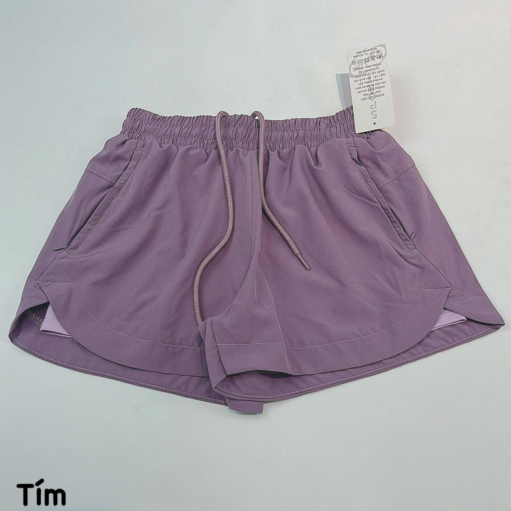 Quần Đùi Boxer 2 Lớp B1 Thun Polly - yoga An Viên