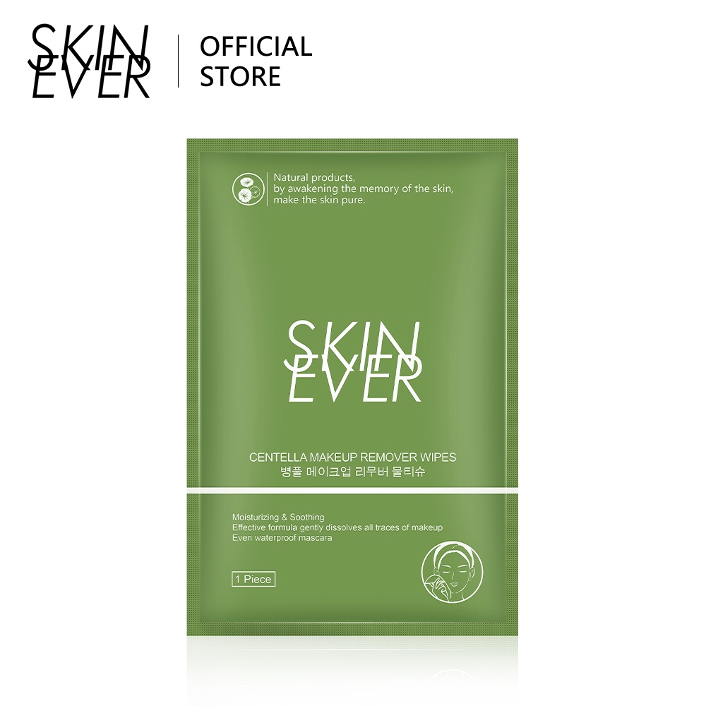 Khăn tẩy trang Skin EVER Centella làm sạch da dùng một lần 10g