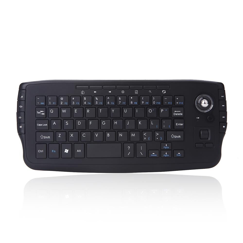 Bàn phím không dây nhỏ 2.4G Đa phương tiện Trackball Air Mouse