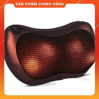 Gối massage hồng ngoại  8 bi cao cấp giảm đau mỏi, thư giản cơ khớp