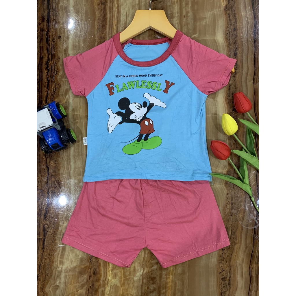 Quần áo trẻ em, bộ bé trai, bé gái mùa hè nhiều mẫu, hàng Minky Mom cao cấp, ảnh tự chụp