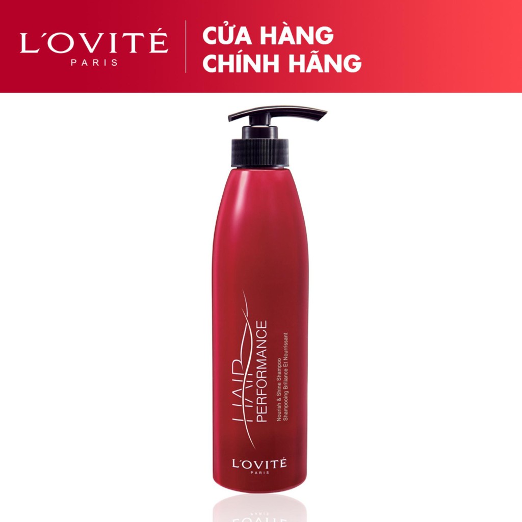 Dầu gội Lovite 500ml Hair Performance Nourishing & Shine Shampoo suu.shop cam kết 100% chính hãng