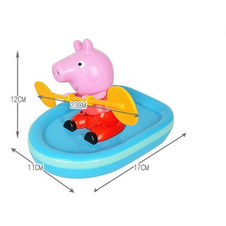 Peppa Pig chèo thuyền