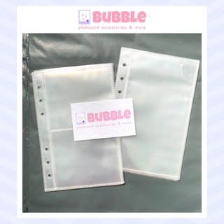 Sheet A6 2 mặt 6 lỗ đựng photocard ảnh thẻ bài album ảnh binder còng sổ còng sổ đựng card kpop anime sheet 2 ô 1 ô