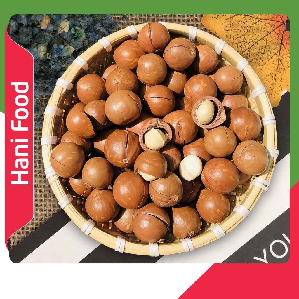 500g Hạt macca Tây Nguyên Sấy Nứt  🌱 HANI FOOD
