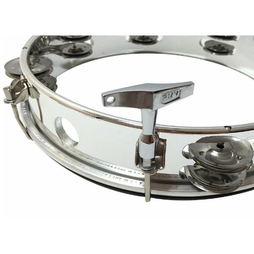 Trống gõ bo lục lạc lắc tay - Lục lạc gõ bo Inox Tambourine Yamaha