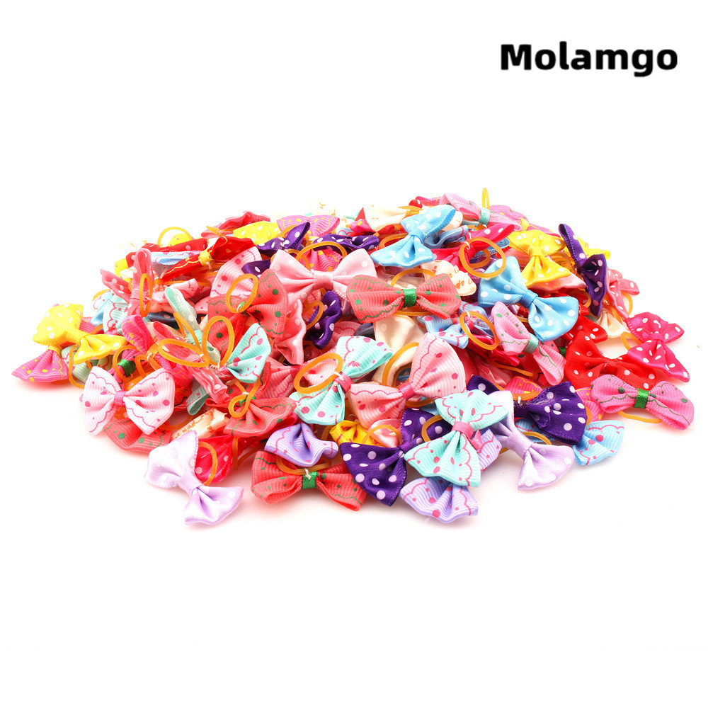 Băng Đô Cao Su Đính Nơ Xinh Xắn Dành Cho Cún Cưng