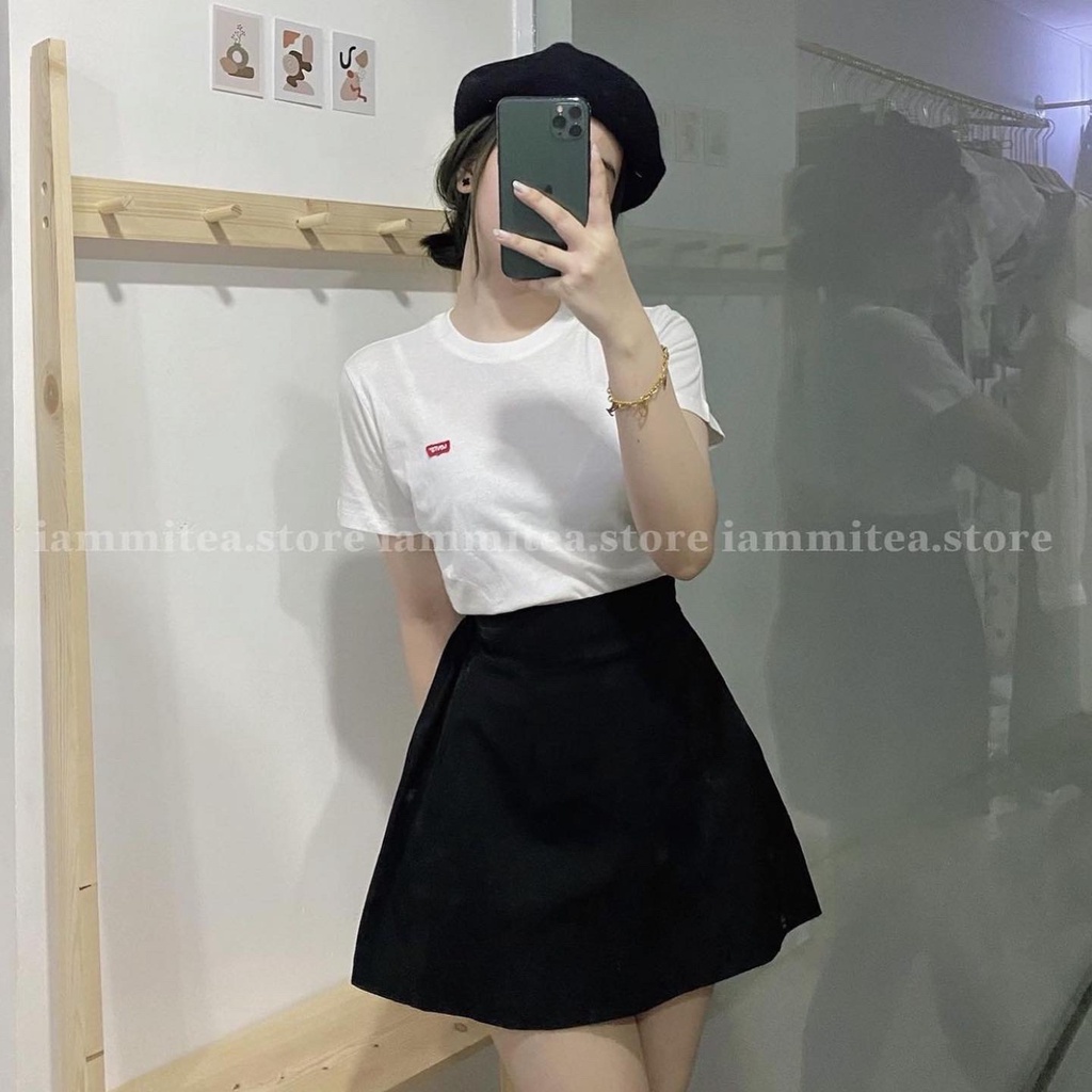 Levi Top - Áo phông Levi đen trắng