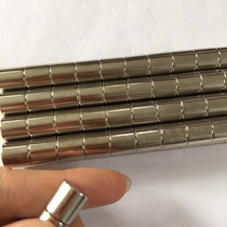 NAM CHÂM VIÊN TRỤ TRÒN KÍCH THƯỚC 10X10MM MẠ NIKEL