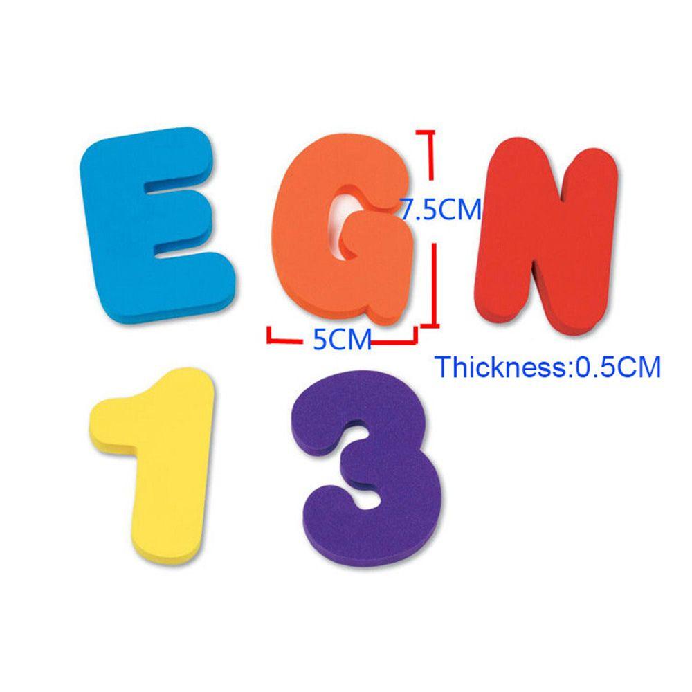 BEBETTERM Set 36 Miếng Đồ Chơi Phòng Tắm Hình Chữ Cái Vui Nhộn