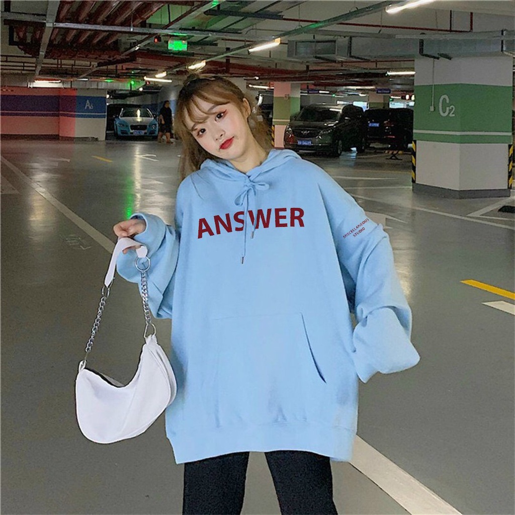 Áo Khoác Nỉ Hoodie In Answer HDI01 | BigBuy360 - bigbuy360.vn