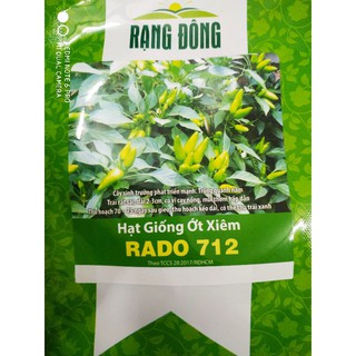 Hạt giống Ớt xiêm 0.2gr❤️FREESHIP XTRA❤️