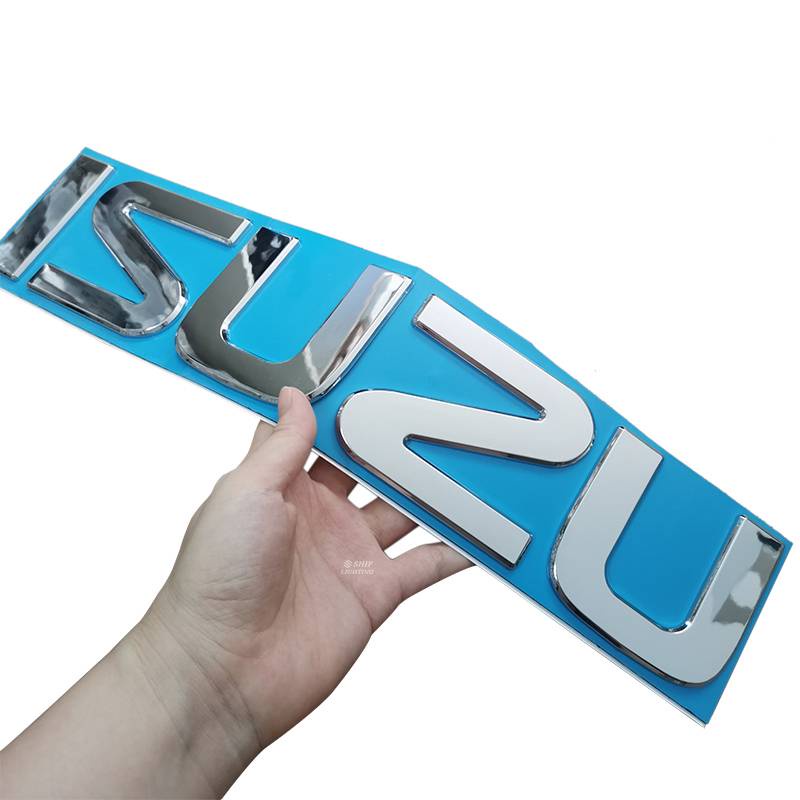 Nhãn dán họa tiết chữ Isuzu trang trí xe hơi cao cấp