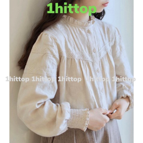 áo babydoll tay bo áo sơ mi babydoll mẫu ulzzang 1hittop