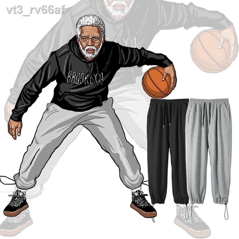 Quần thể thao nam mùa xuân và hè dài bóng rổ thẳng rộng rãi NBA dây rút có buộc chân Uncle Owen Drew Sweatpants