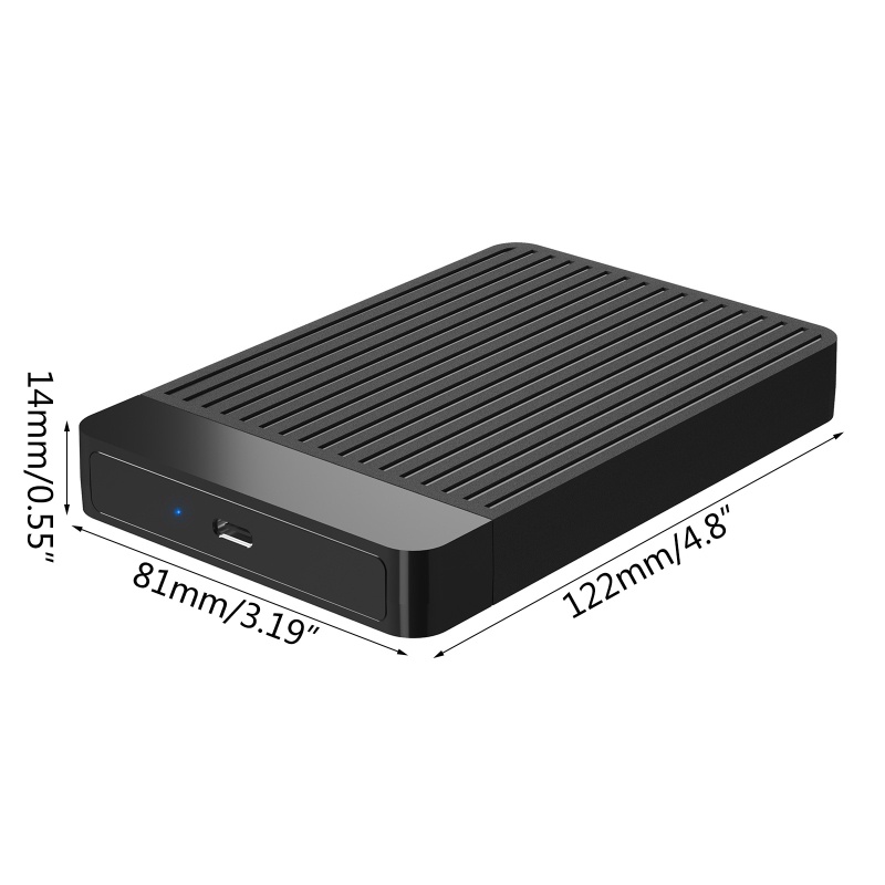 Hộp Đựng Ổ Cứng HDD USB 3 0 Type C 2 5 Inch Thiết Kế Nhỏ Gọn Tiện Dụng Ốp