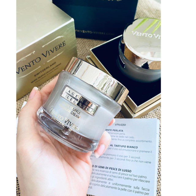 Kem Dưỡng Nấm Trắng Vento Vivere White Trufle Thuỵ Sĩ - Giúp da láng mịn sau 2 tuần | BigBuy360 - bigbuy360.vn