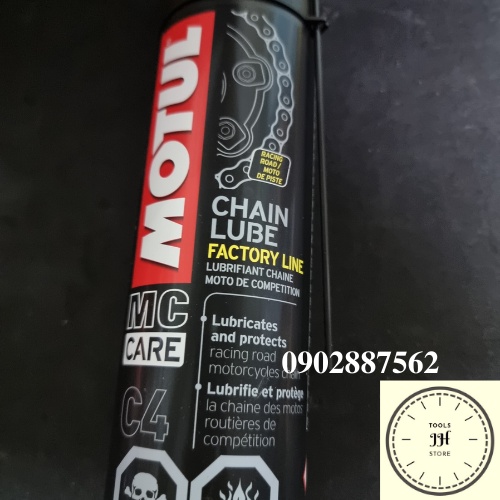 Xịt dưỡng sên Motul Chain Lube Factory Line C4 400ml