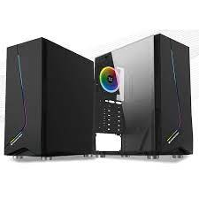 (Siêu Rẻ )Vỏ máy tính Xigmatek EROS - ATX, Dải led RGB - Hàng chính hãng Mới 2021 (Tặng Kèm Ốc )