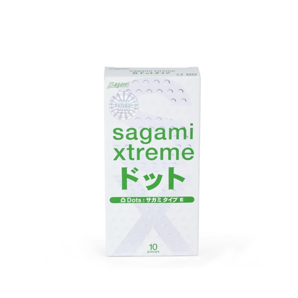 [CHÍNH HÃNG] Bao Cao Su Sagami Extreme White Gân Gai Xuất Xứ Nhật Bản - Hộp 10c