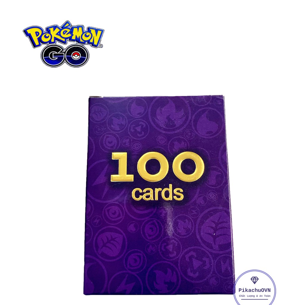 Bộ Thẻ Bài Chơi Pokemon 100 Thẻ (49V,11Vmax,39Tagteam,1Gx) Thẻ Tiếng Anh Cao Cấp