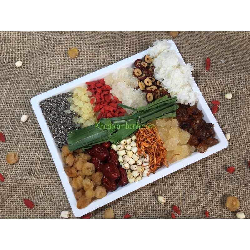 Set chè dưỡng nhan 12 vị cao cấp 400gam
