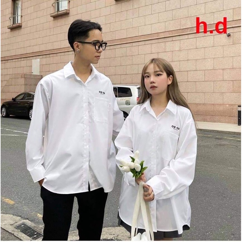 [Mã FAMARAL1 giảm 10K đơn 50K] Áo sơ mi dài tay Oh Oh HD