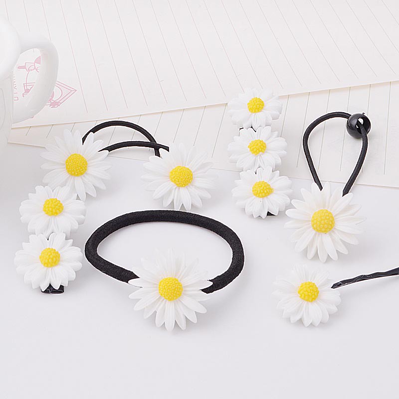 Kẹp tóc kim loại hình hoa xinh xắn cho nữ