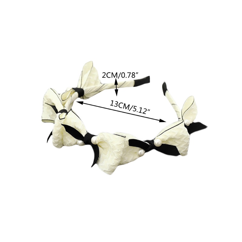 Băng Đô Cài Tóc Hình Nơ Phong Cách Lolita Dễ Thương