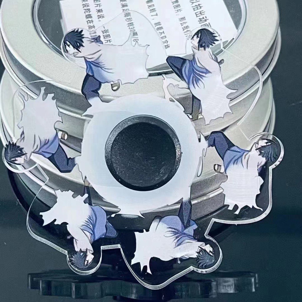 Hoạt Hình Con Quay Đồ Chơi Fidget Spinner Hình Sasuke Em Bé