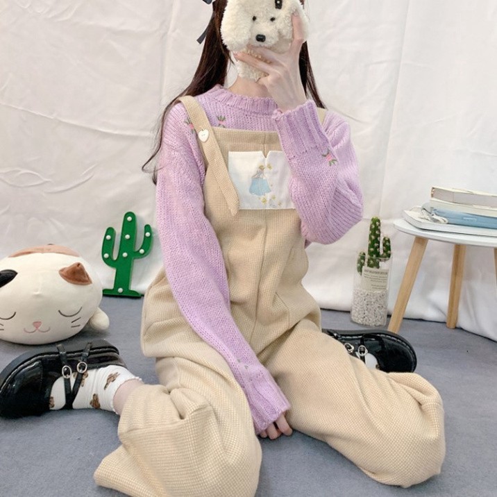 [ORDER TMALL 143 ] Quần Yếm Hình Công Chúa Nhỏ 4 Màu Siêu Cute | BigBuy360 - bigbuy360.vn