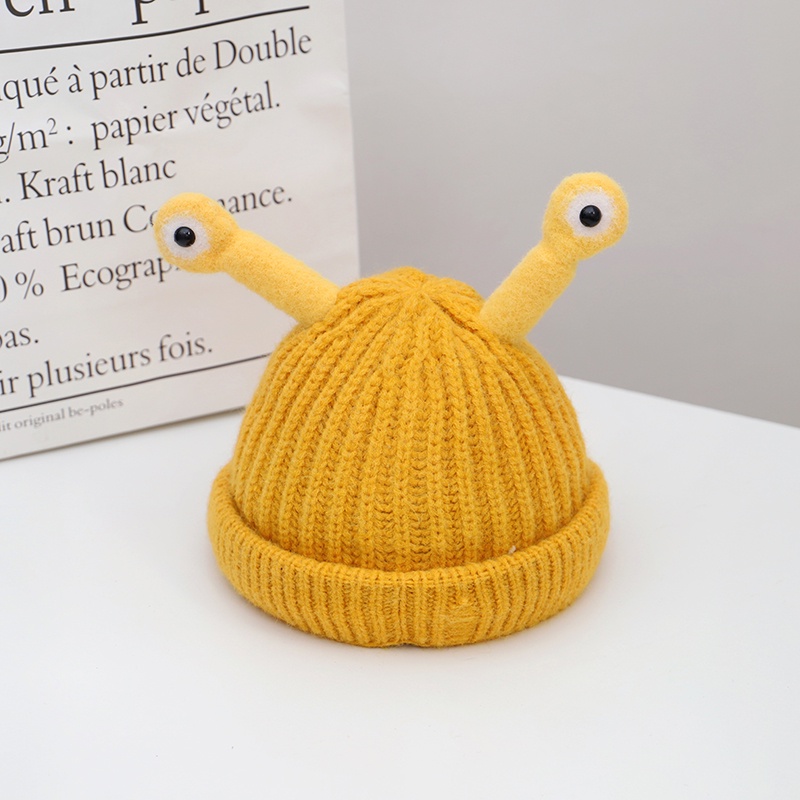 Mũ Len Dệt Kim Giữ Ấm Tai Dễ Thương Xinh Xắn Dành Cho Bé Trai Và Bé Gái