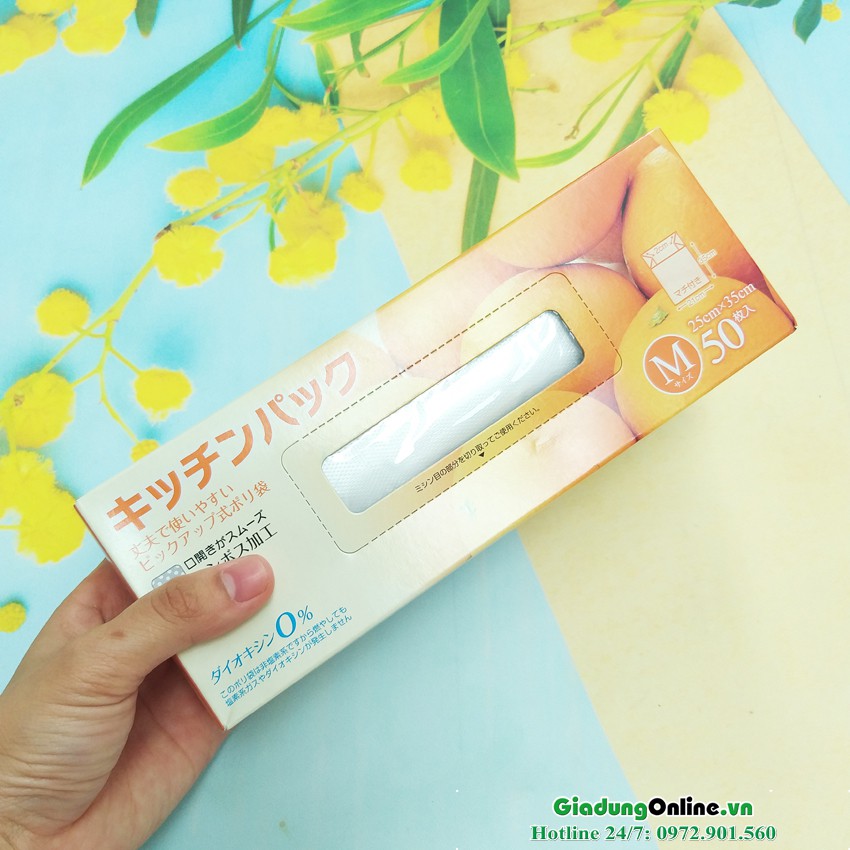 50 Túi linon bảo quản thực phẩm Ube hàng Nhật