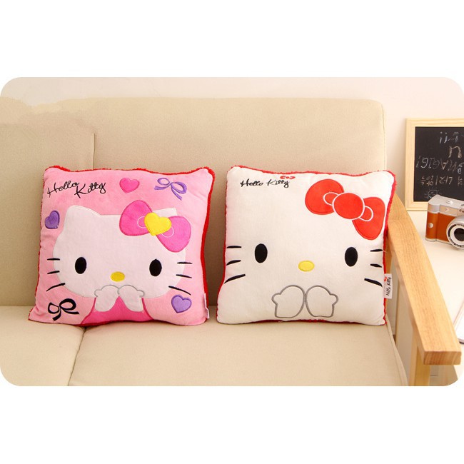 Hello Kitty Gối Sofa Hình Vuông Chất Liệu Mềm Mại 84224207