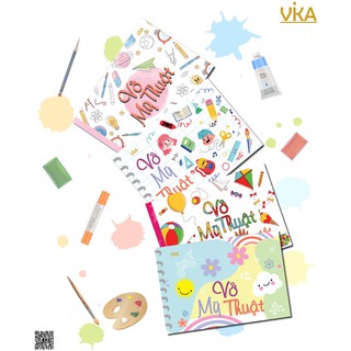 VỞ TẬP VẼ MỸ THUẬT VIKA: BACK TO SCHOOL