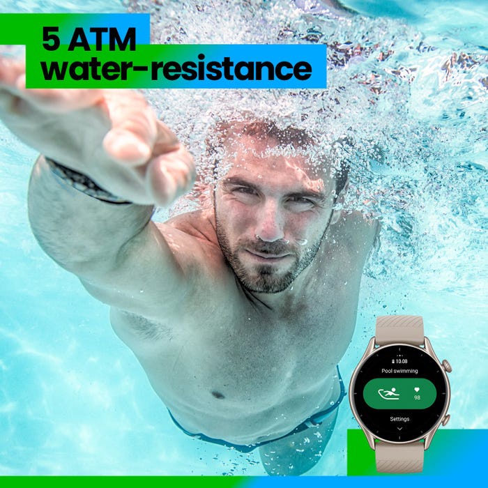 Đồng hồ thông minh Huami Amazfit GTR 3 PRO | Nghe gọi trực tiếp |Theo dõi sức khỏe 24h | Chống nước 5 ATM