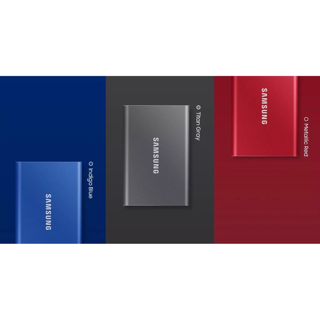 Ổ cứng di động 1Tb SSD Samsung T7 USB 3.2 Gen 2  gắn ngoài