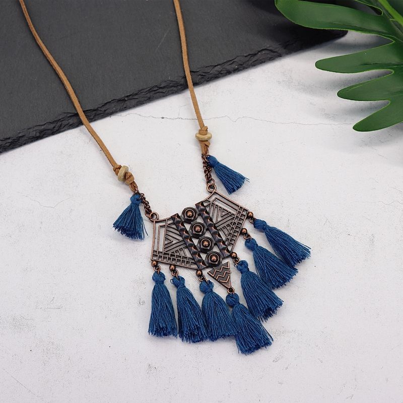 Vòng Cổ Bohemian Dáng Dài Phong Cách Dân Tộc Thời Trang Mới 2022