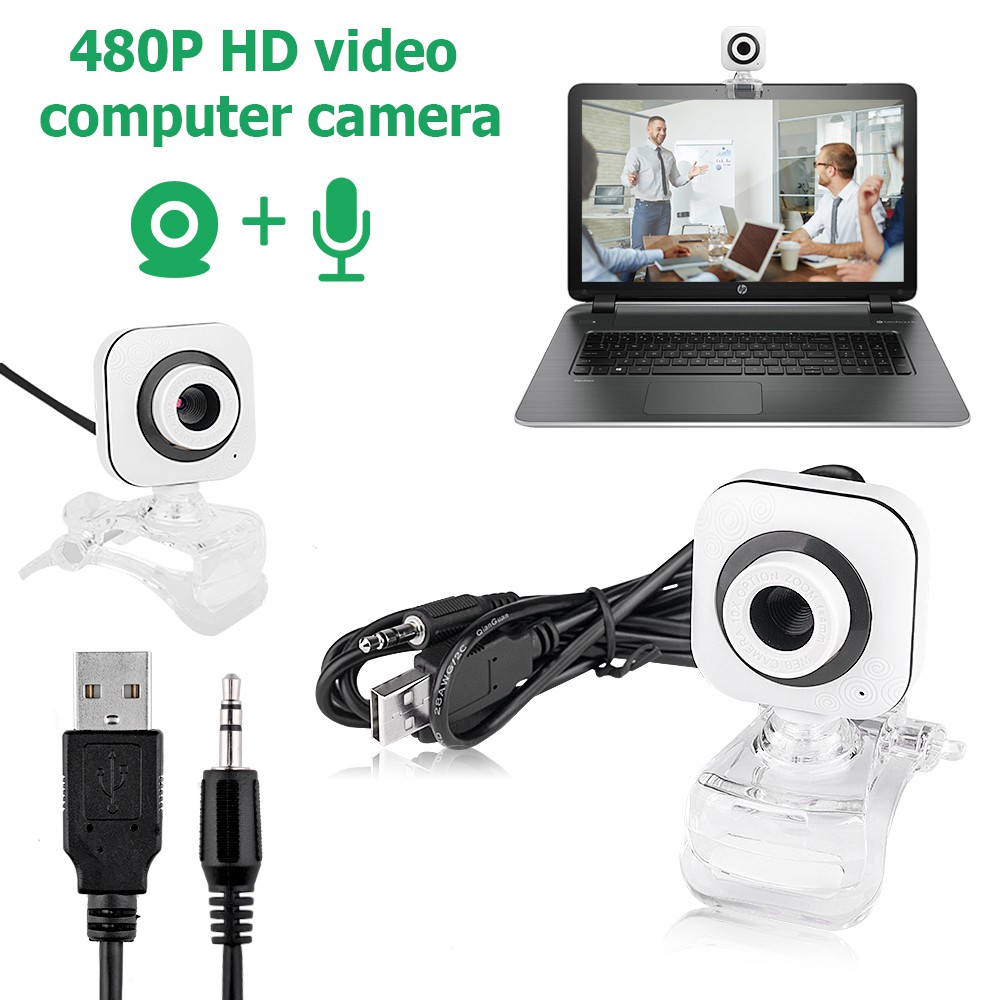 Webcam Usb Hd 640x480 Usb 2.0 12 Megapixel Hd Gắn Micro 4k Hd Cho Máy Tính | BigBuy360 - bigbuy360.vn